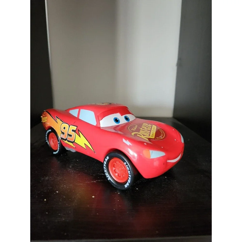 Disney Cars Lightning McQueen Empty Bubble Bath 14 oz Car Shape Refill Bottle